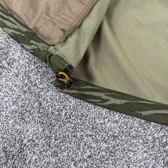 686 Tiger Stripe Camo Full Zip Fleece Jacket Mens XL Green Utility Techwear - Picture 10 of 16